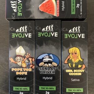 Evolve vape pens THC 2G